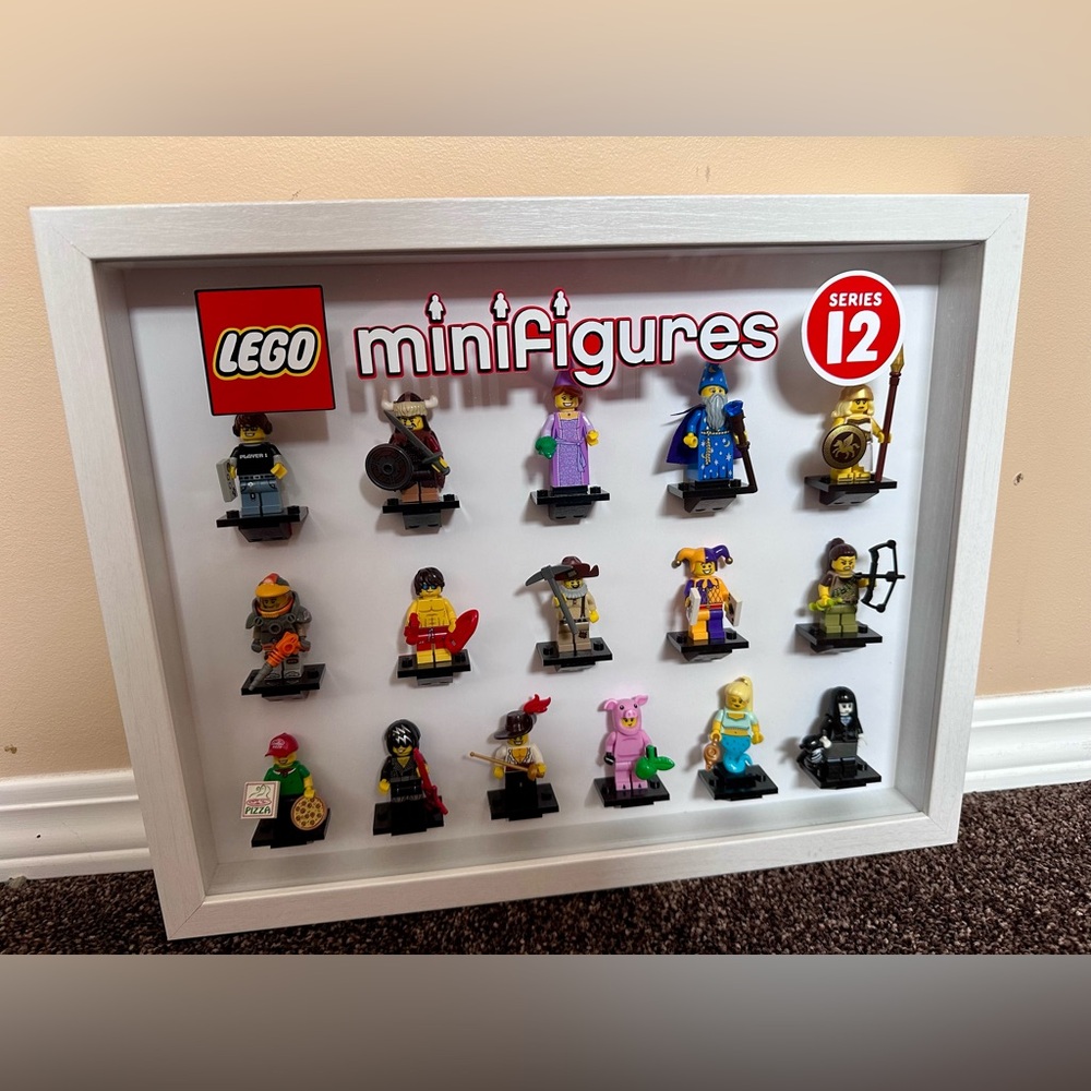 Lego Collectible Minifigures - Series 12 Complete with Frame